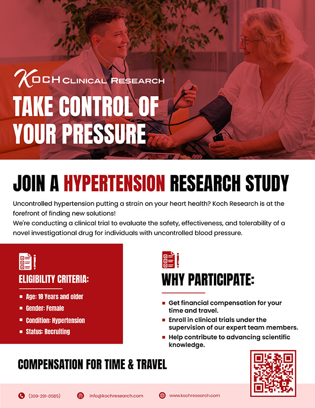 Hypertension Study Research Study Flyer