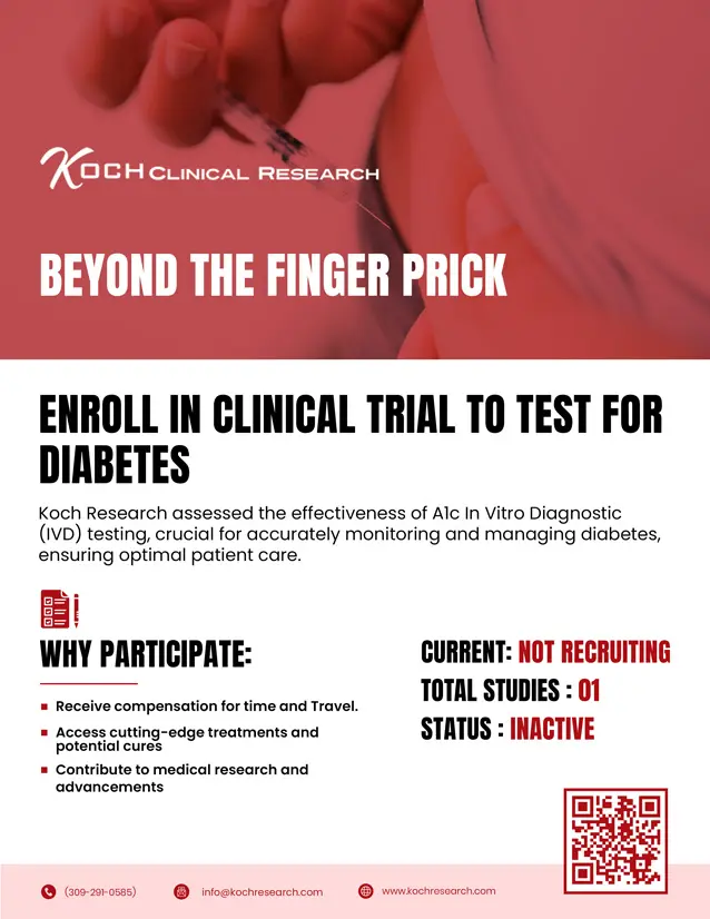 A1c IVD Clinical Trials Flyer